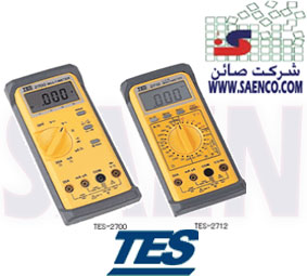 مولتی متر,اهم متر,آوومتر , ولت متر, مدل TES-2700 ساخت کمپانی TES تایوان