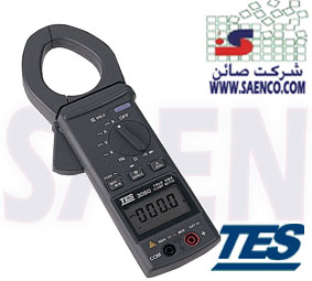 کلمپ قدرتی AC,DC دیتالاگر,آمپرمتر چنگکی, کلمپ متر, مدل TES-3063 ,ساخت کمپانی TESتایوان