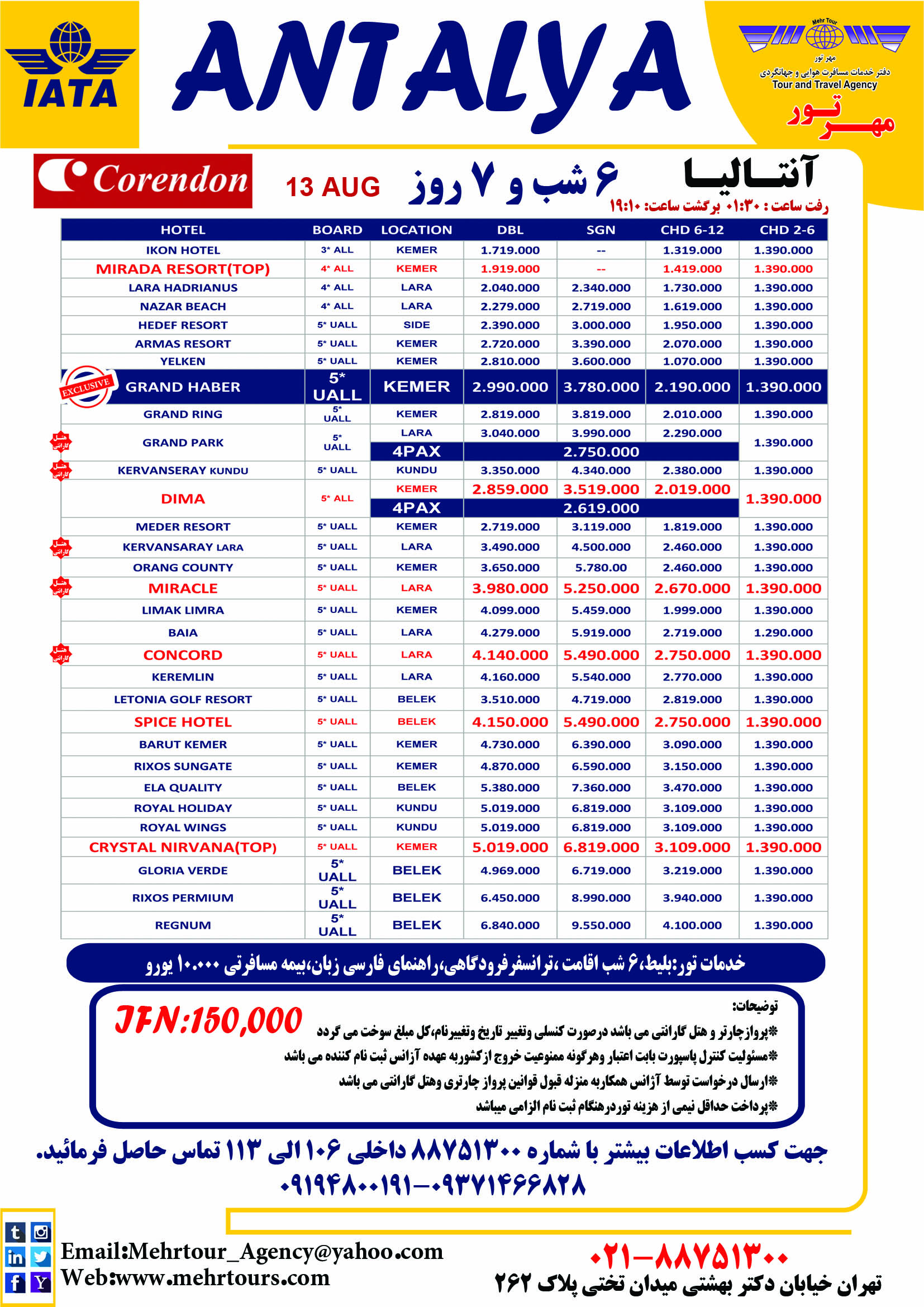 تورآنتالیاپروازترک