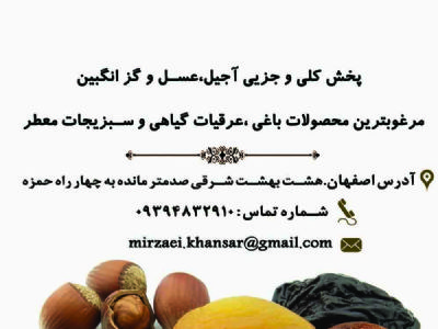 فــروش خشکبار وعسل میرزایی( خوانسار)