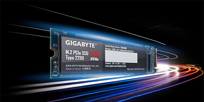 اولین حافظه SSD با قابلیت پشتیبانی از PCIe 4.0 توسط گیگابایت معرفی شد